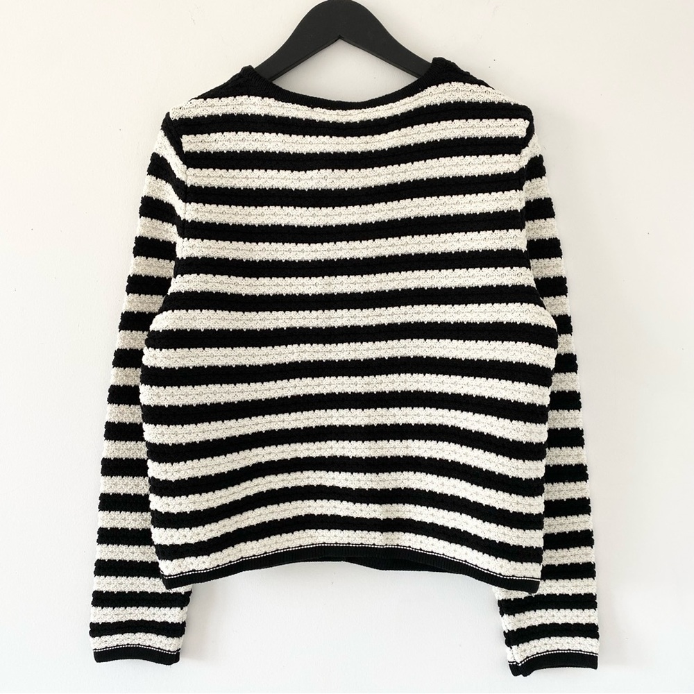 NWT Mango Stripe Knitted Jacket / Cardigan - Picture 2 of 10